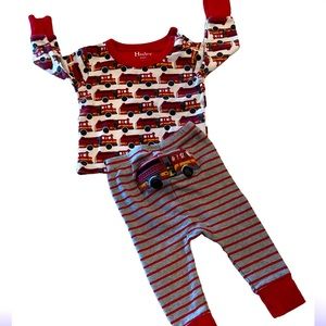 Hatley 3-6 Month Fire Truck Pajamas